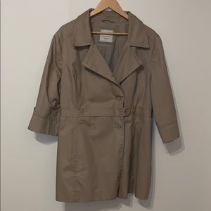 3/4 sleeve trench coat 🧥